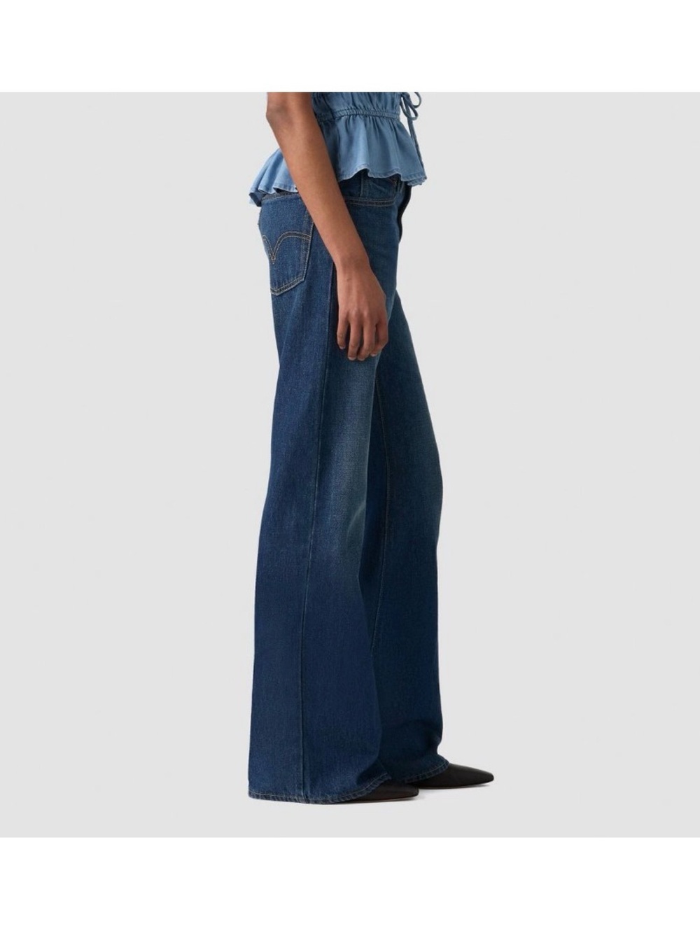 Levi's Women's Middy Loose Bootcut Jeans 31x31 NWT Dark Wash - Picture 11 of 11